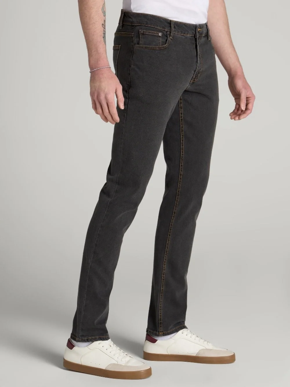American Tall LJ&S TAPERED Jeans for Tall Men in Vintage Black Size 3232 / 38 /